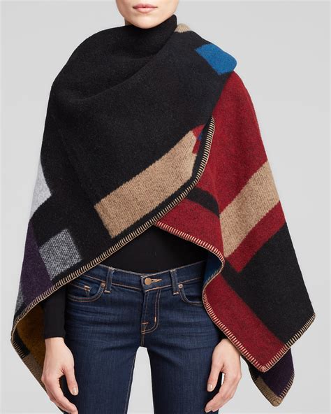 burberry prorsum blanket cape|Burberry Prorsum Check Blanket Poncho .